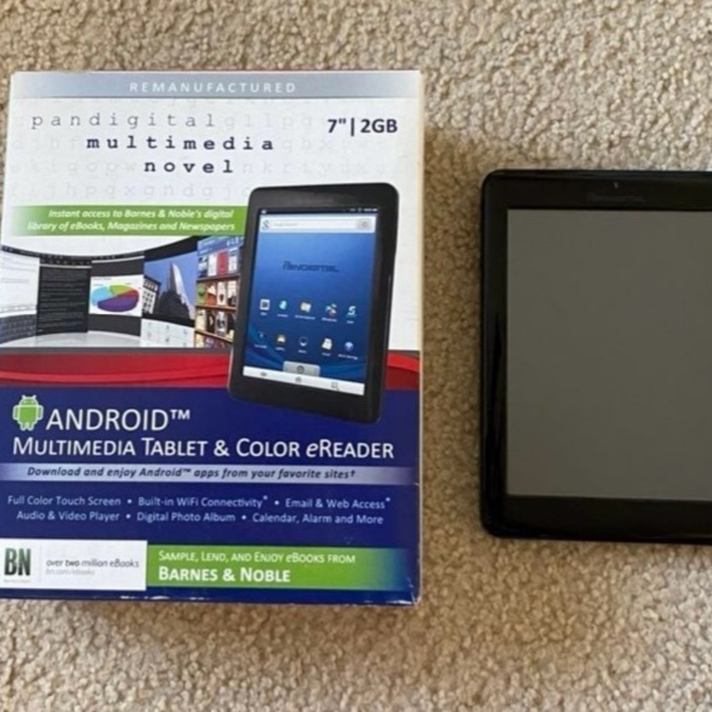 Pandigital 7" Android eReader - Black
